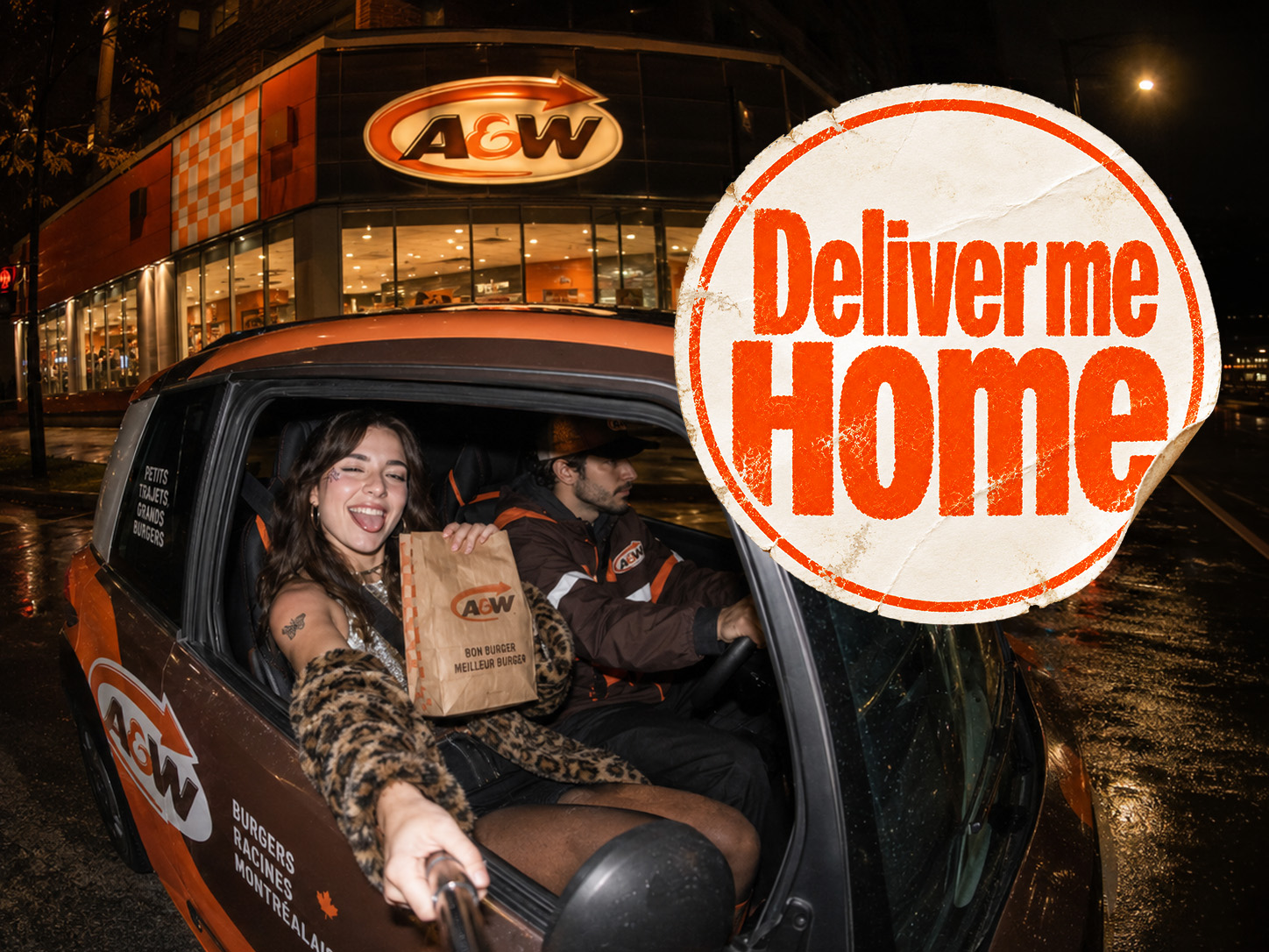 A&W Deliver Me Home campaign cover